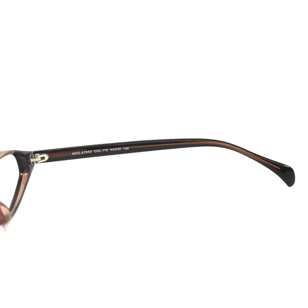 ogi Petite Eyeglasses Frames MOD. A7053 COL. 172 Brown Gray Oval 44-20-140